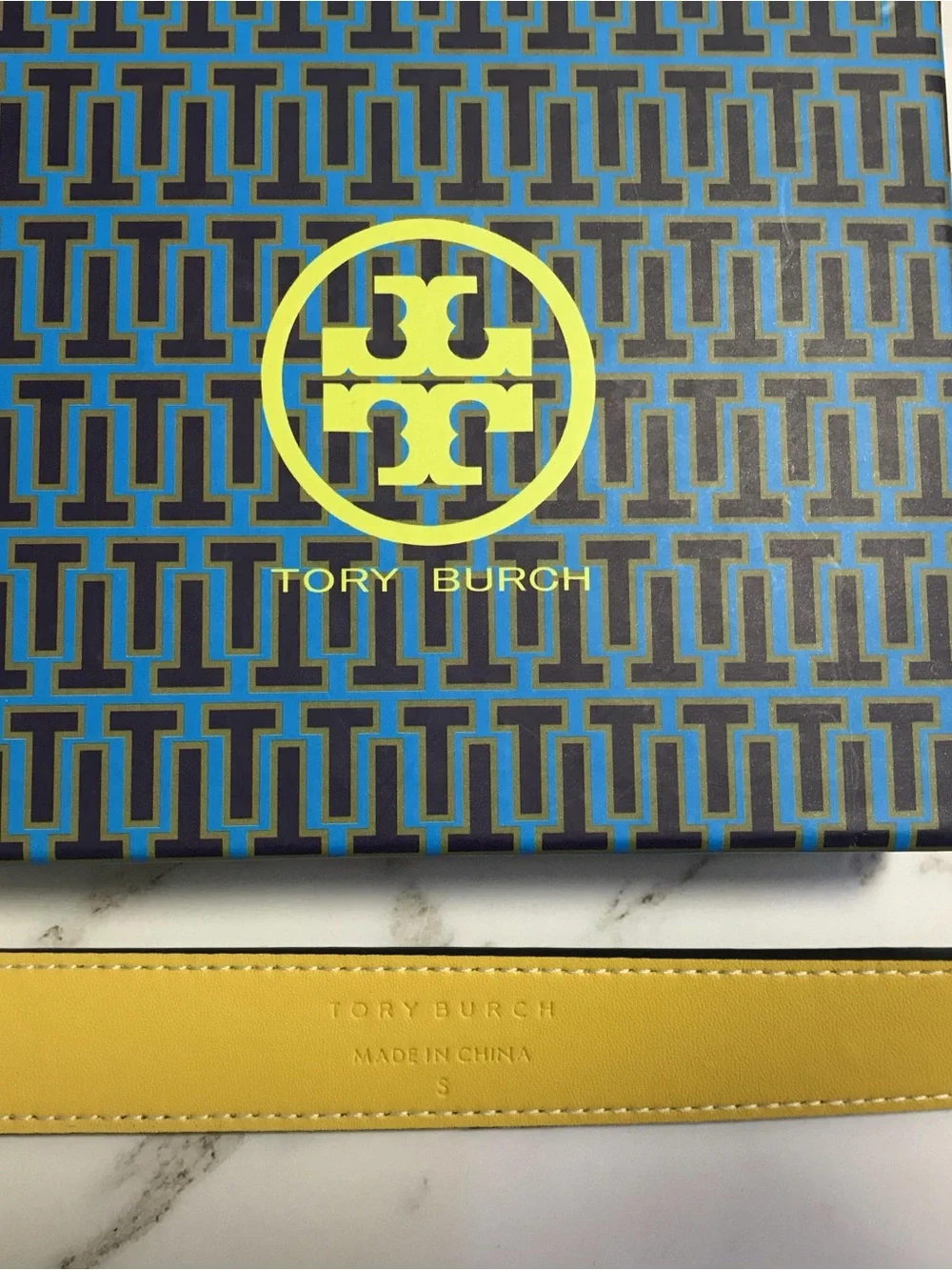 Tory Burch T Monogram Jacquard Belt